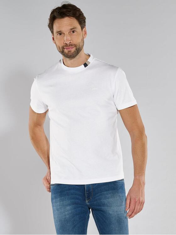 engbers Herren T-Shirt uni Weiß 36808