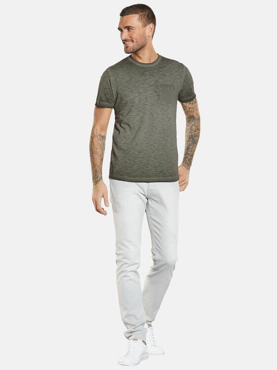 emilio adani Herren T-Shirt slim fit Grün 34546