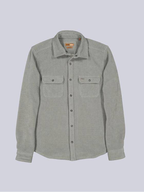 emilio adani Herren Sweat-Hemd strukturiert Gruen 39578