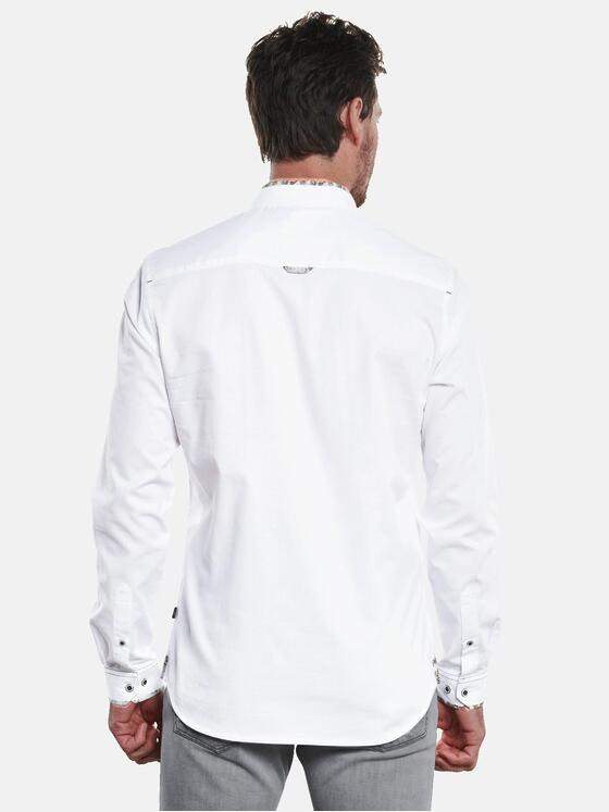 engbers Herren Langarm-Hemd uni Weiß 32844