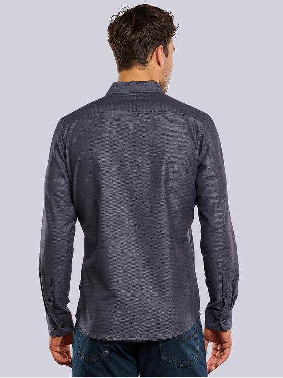 engbers Herren Langarm-Hemd mit Teilungsnähten Blau 33802