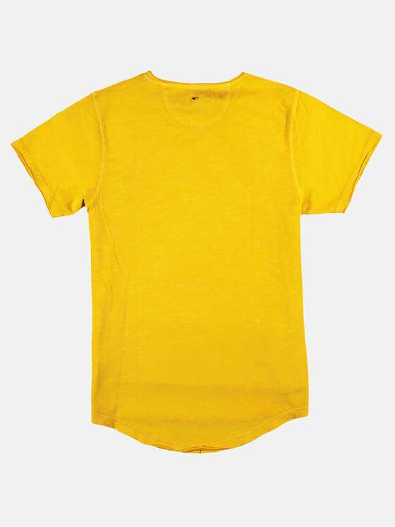 emilio adani Herren modisches T-Shirt Gelb 27263