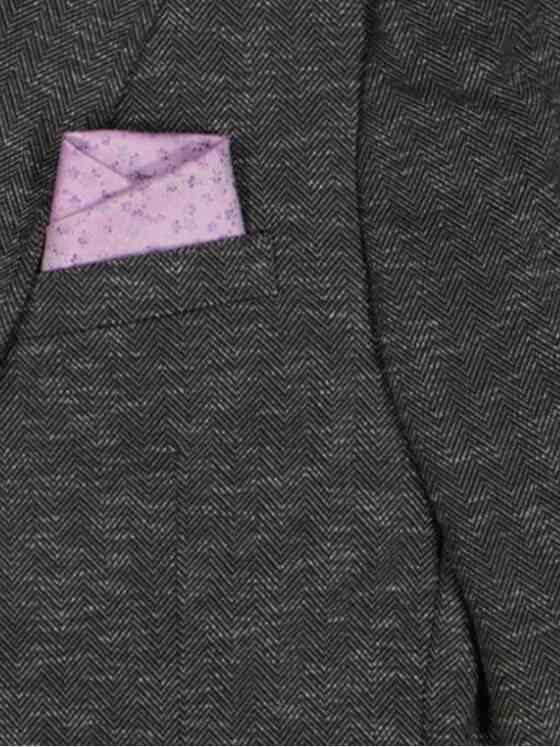 emilio adani Herren Einstecktuch gemustert Violett 36744