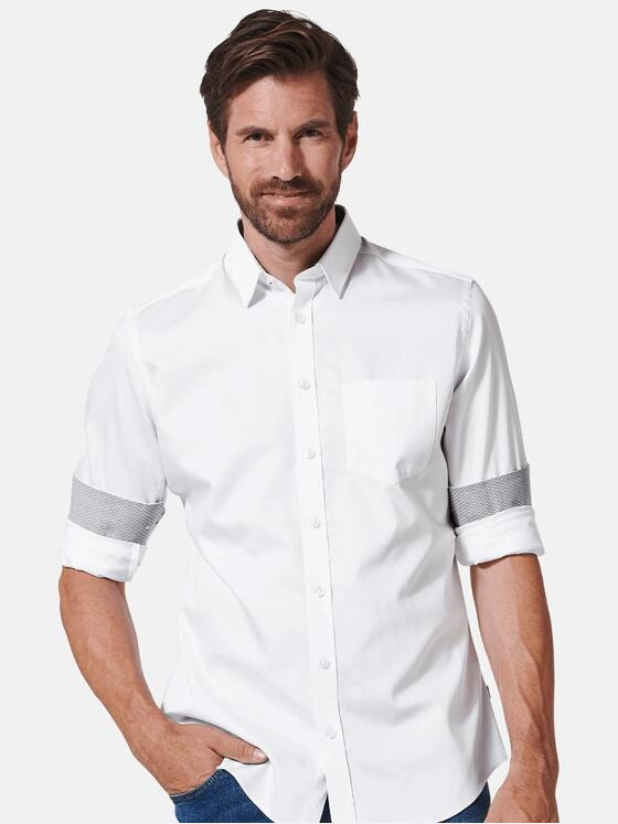 engbers Herren Langarm-Hemd "My Favorite" Reinweiss 36359