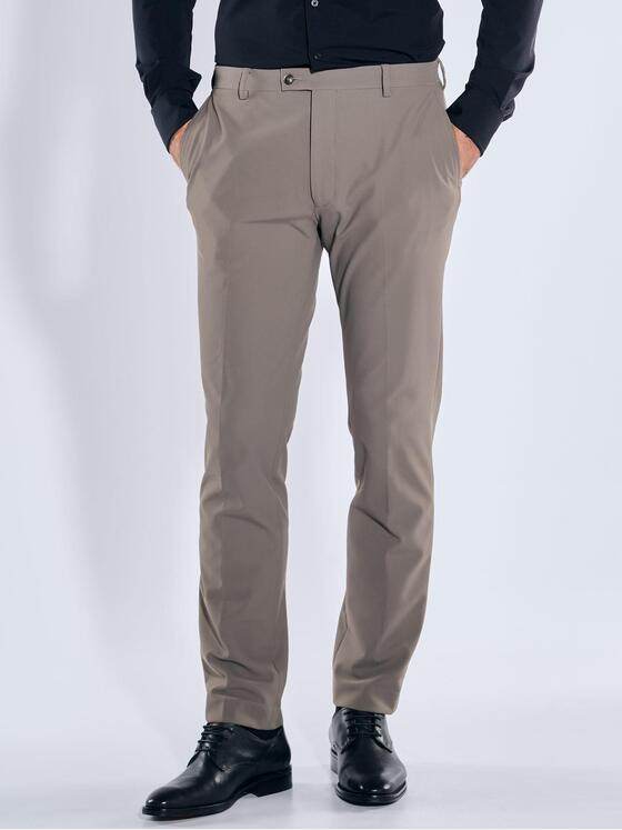 emilio adani Herren Anzug-Hose aus italienischem Garn Beige 39135