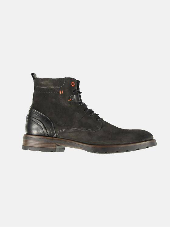 emilio adani Herren Boots aus Veloursleder Grau 32015