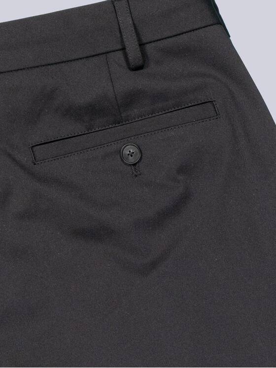 emilio adani Herren Anzug-Hose mit Tunnelzug Schwarz 39133