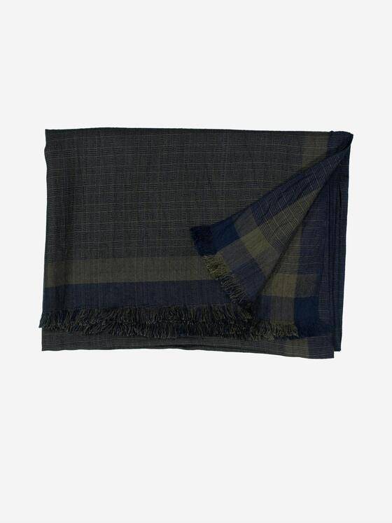 engbers Herren Schal gemustert Dunkelgruen 37922