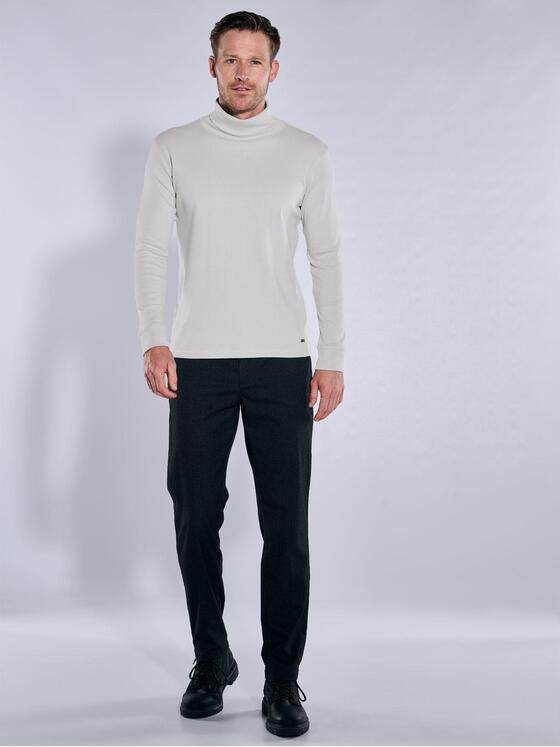 engbers Herren Langarm-Shirt mit Rollkragen Silbergrau 38221