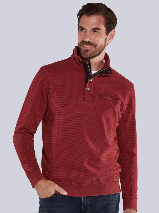 engbers Herren Sweatshirt Stehbund Violett 35672