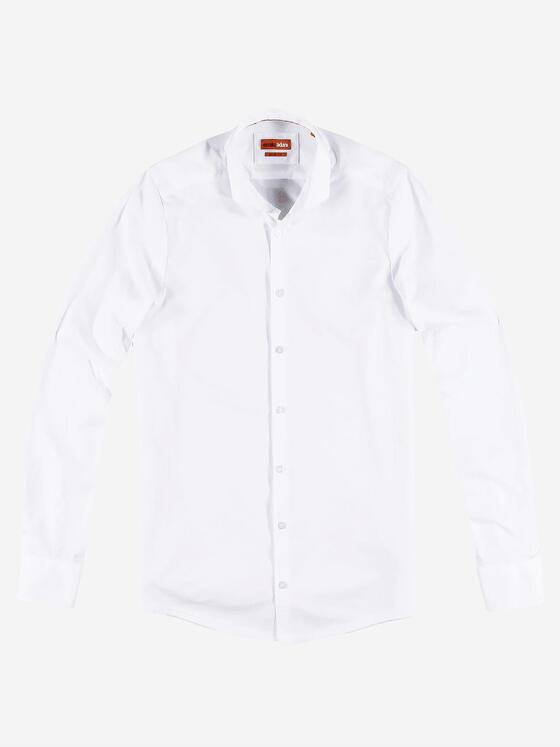 emilio adani Herren Funktionshemd langarm Weiß 36895