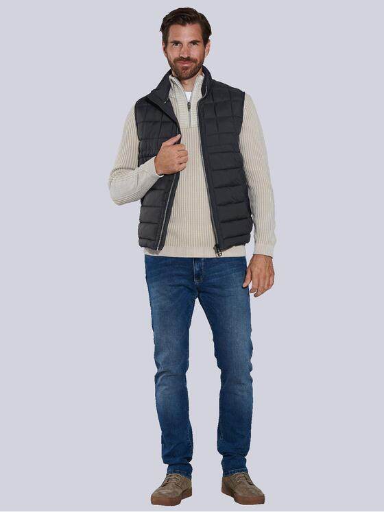 engbers Herren Steppweste regular Schwarz 36003