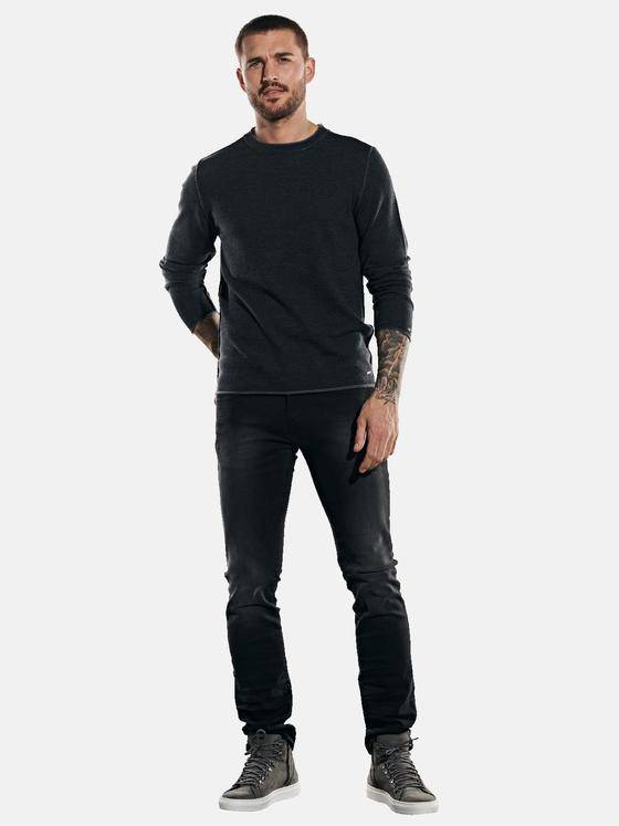 emilio adani Herren Pullover rundhals Grau 32027