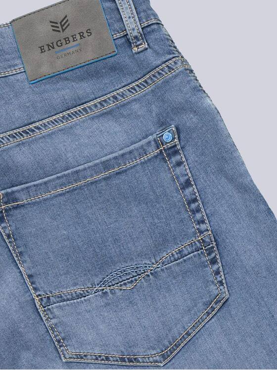 ENGBERS GERMANY Herren Super-Stretch-Jeans regular Hellblau 38861