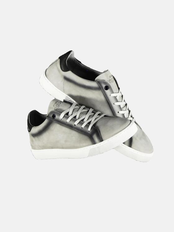 engbers Herren Sneaker aus softem Nubukleder Grau 29400