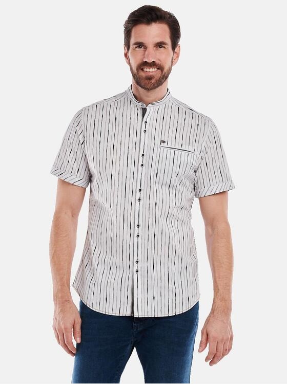 engbers Herren Kurzarm-Hemd slim fit Naturweiss 35074