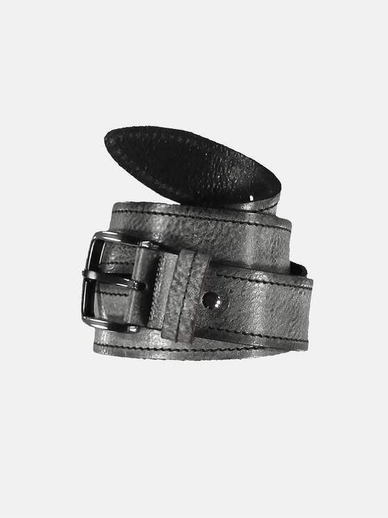 engbers Herren Hochwertiger Ledergürtel Kieselgrau 31490