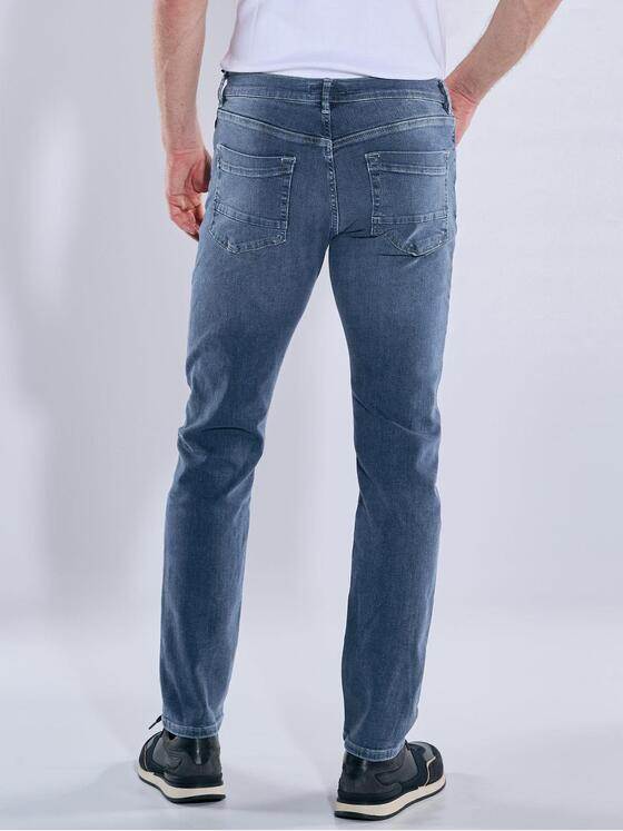 engbers Herren Super-Stretch-Jeans regular Mittelblau 39498