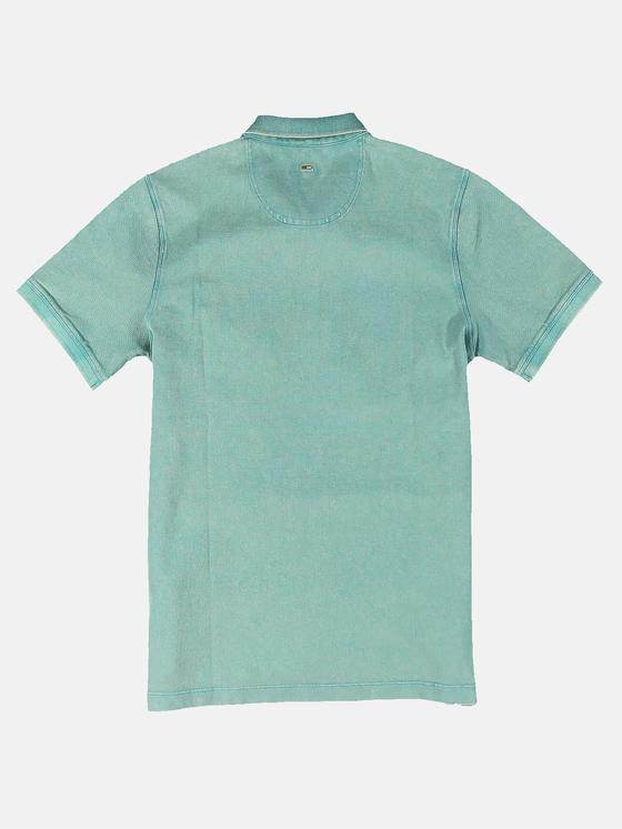 emilio adani Herren Poloshirt Türkis 31571