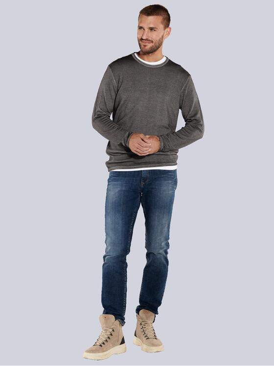 emilio adani Herren Pullover uni Beige 36142
