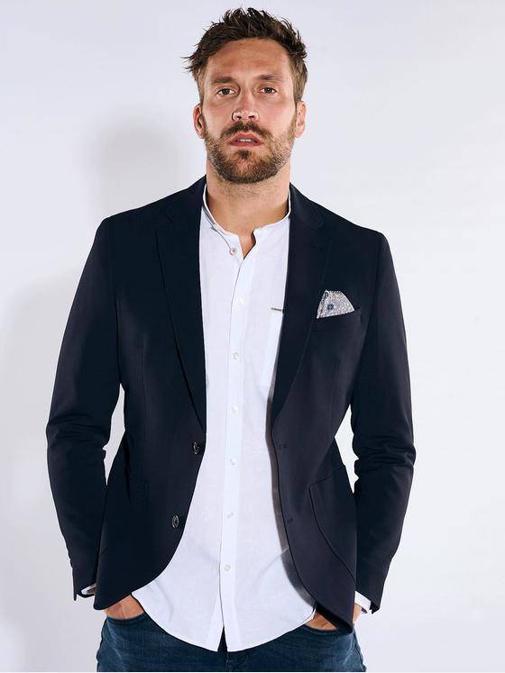 emilio adani Herren Anzug-Sakko slim fit Blau 36844