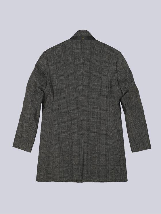 emilio adani Herren Mantel slim fit Grau 35530