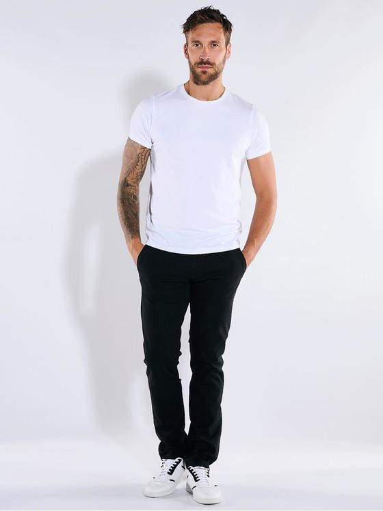emilio adani Herren Chino slim fit Schwarz 36246