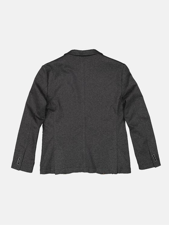 emilio adani Herren Freizeit-Sakko slim fit Grau 35561