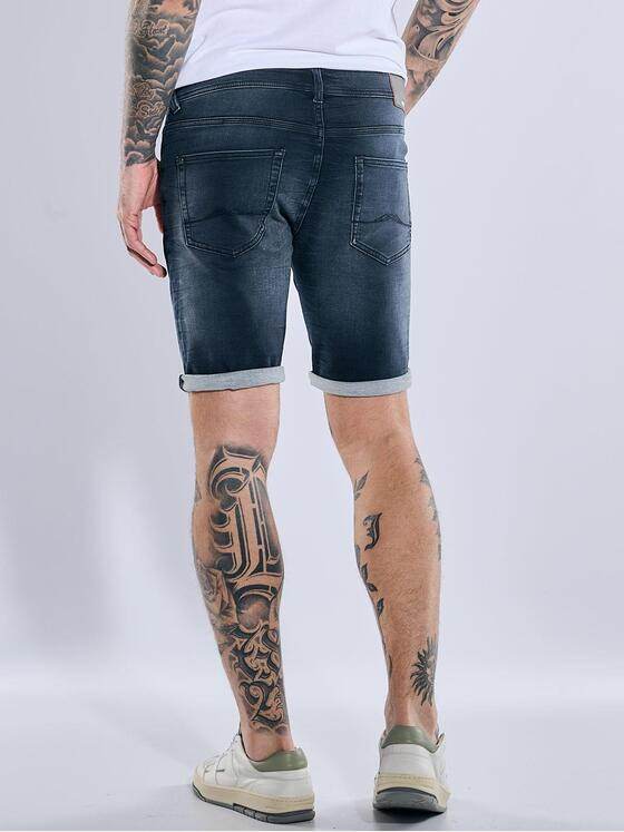 emilio adani Herren Jeans-Shorts 5-Pocket Blau 39048