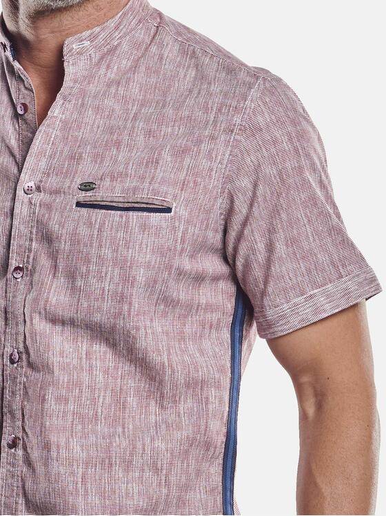 engbers Herren Hemd uni Weinrot 30090