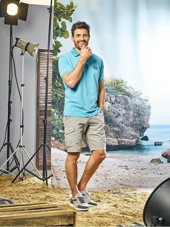 engbers Herren Poloshirt sportiv Blautuerkis 31657