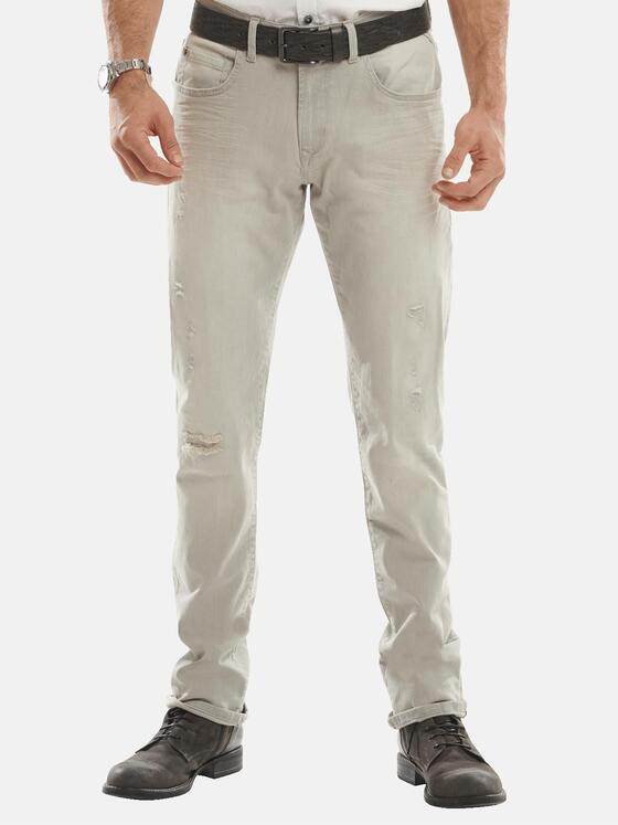 emilio adani Herren Superstretch Denim Grau 30925
