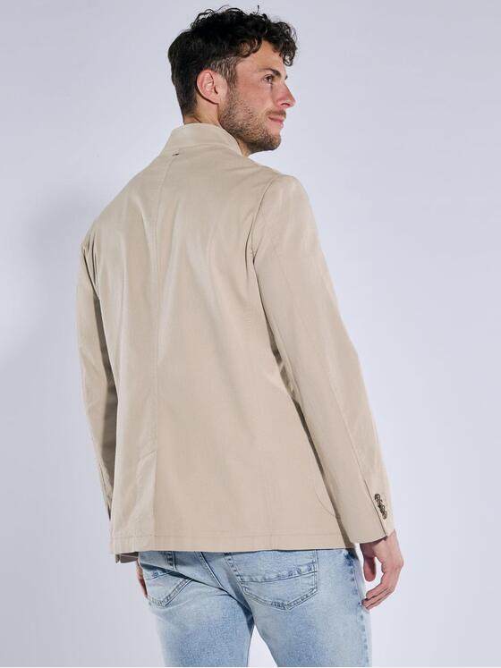 emilio adani Herren Freizeit-Sakko slim fit Beige 38224