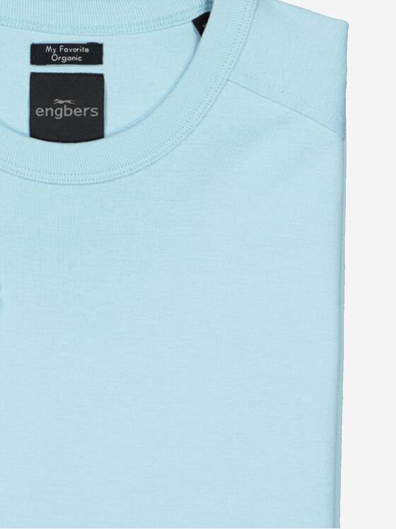 engbers Herren Basic-Shirt "My Favorite" organic Hellblau 38103