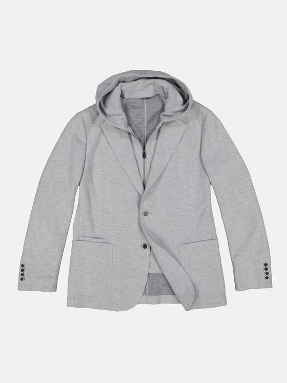 emilio adani Herren Freizeit-Sakko slim fit Grau 36376