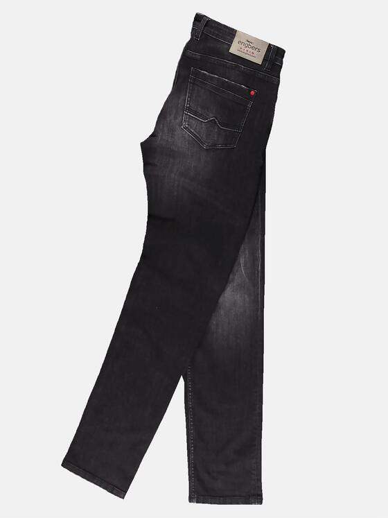 engbers Herren Jeans 5-Pocket Superstretch Schwarz 30832