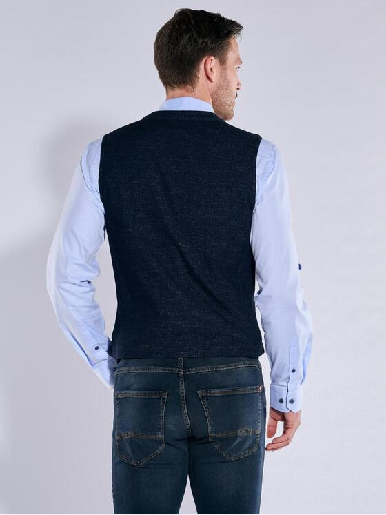 engbers Herren Sakko-Weste regular Blau 37262