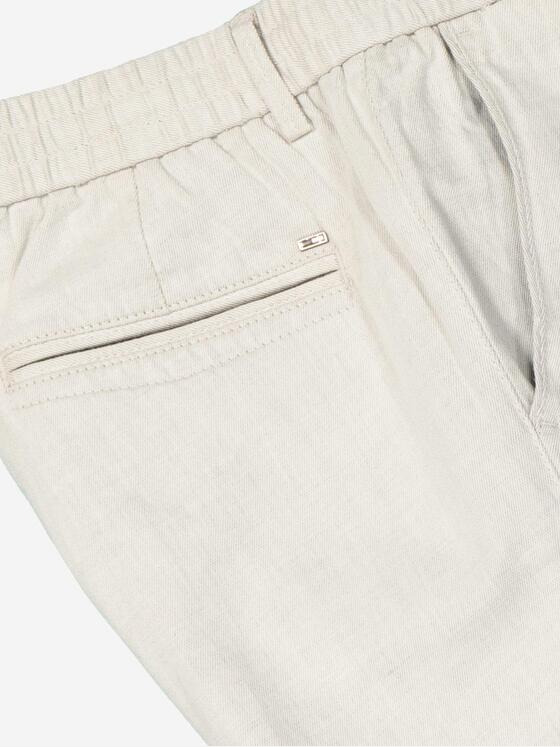 emilio adani Herren Chino mit Tunnelzug Weiß 36671