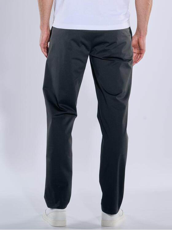 emilio adani Herren Anzug-Hose mit Tunnelzug Schwarz 39133