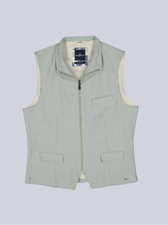 engbers Herren Sakko-Weste strukturiert Hellgruen 38401