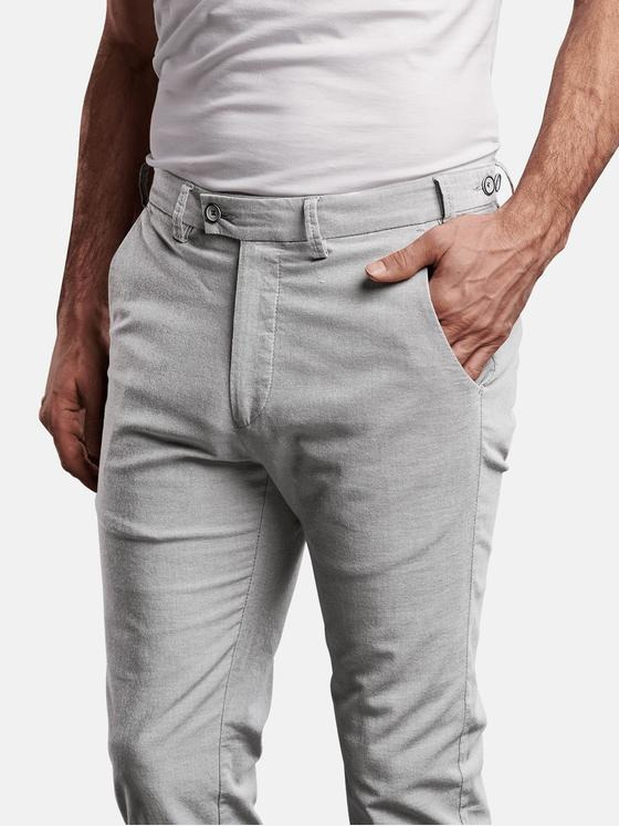 ENGBERS GERMANY Herren Hochwertige Sommer-Chino mit edler Innenverarbeitung Mausgrau 30074