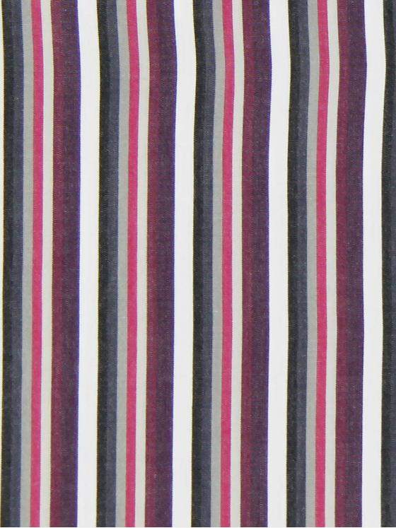 engbers Herren Modisches Langarmhemd mit trendigen Multi-Color-Streifen Bordeaux 30030