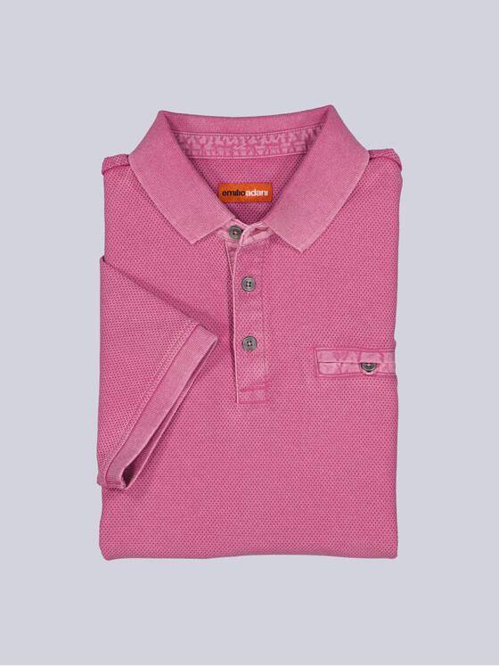 emilio adani Herren Polo-Shirt slim fit Violett 38630