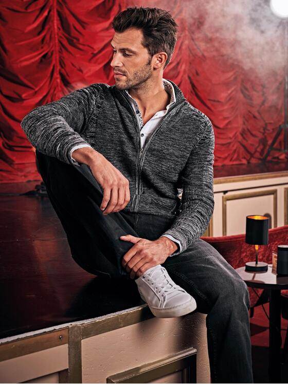 engbers Herren Jeans 5-Pocket Superstretch Schwarz 30832