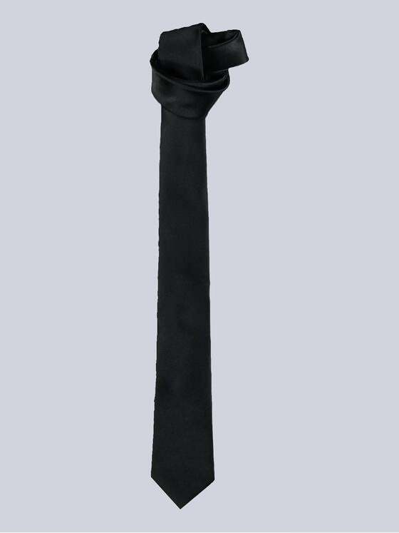engbers Herren Krawatte uni Schwarz 32951