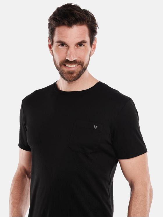 ENGBERS GERMANY Herren T-Shirt aus nachhaltiger Verarbeitung Schwarz 34827