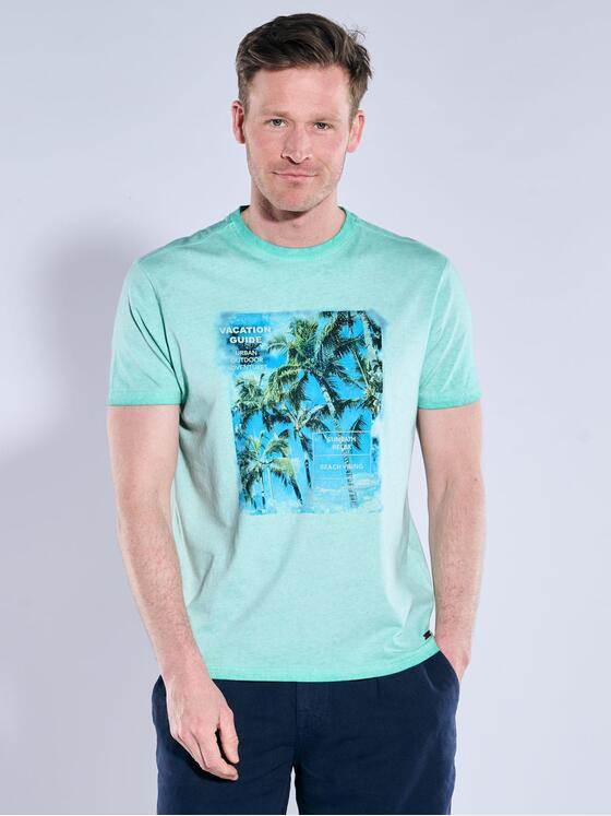 engbers Herren T-Shirt uni Tuerkis 38974