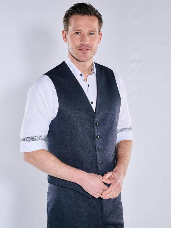 engbers Herren Anzug-Weste aus flexiblem Warenmaterial Saphirblau 39503