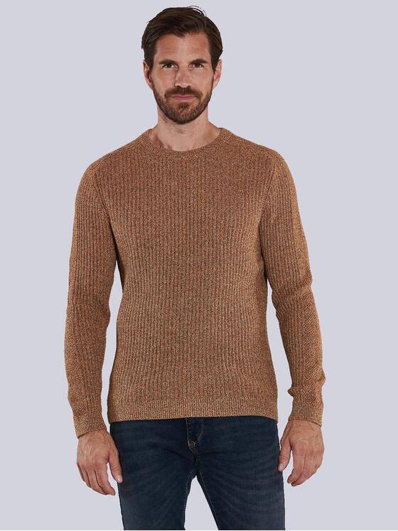 engbers Herren Pullover meliert Orange 36089