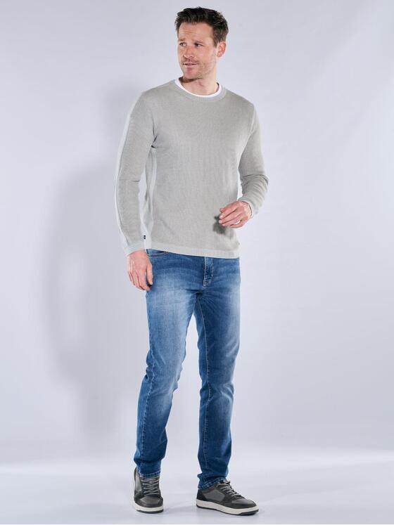 engbers Herren Pullover Rundhals Hellblau 40201